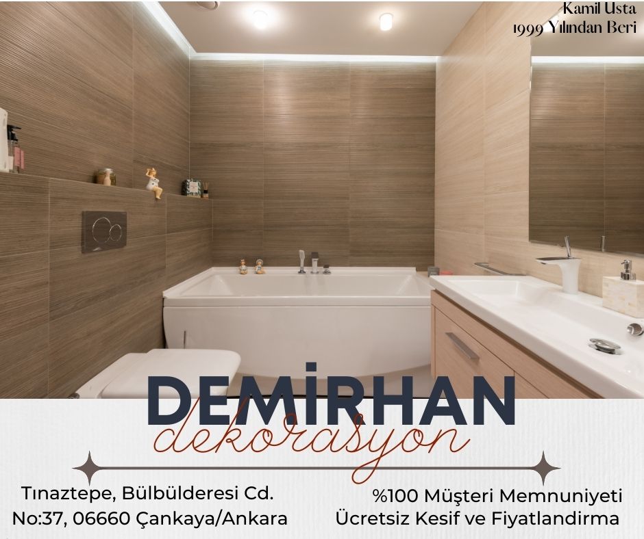 Çankaya Banyo Tadilat Firmaları 