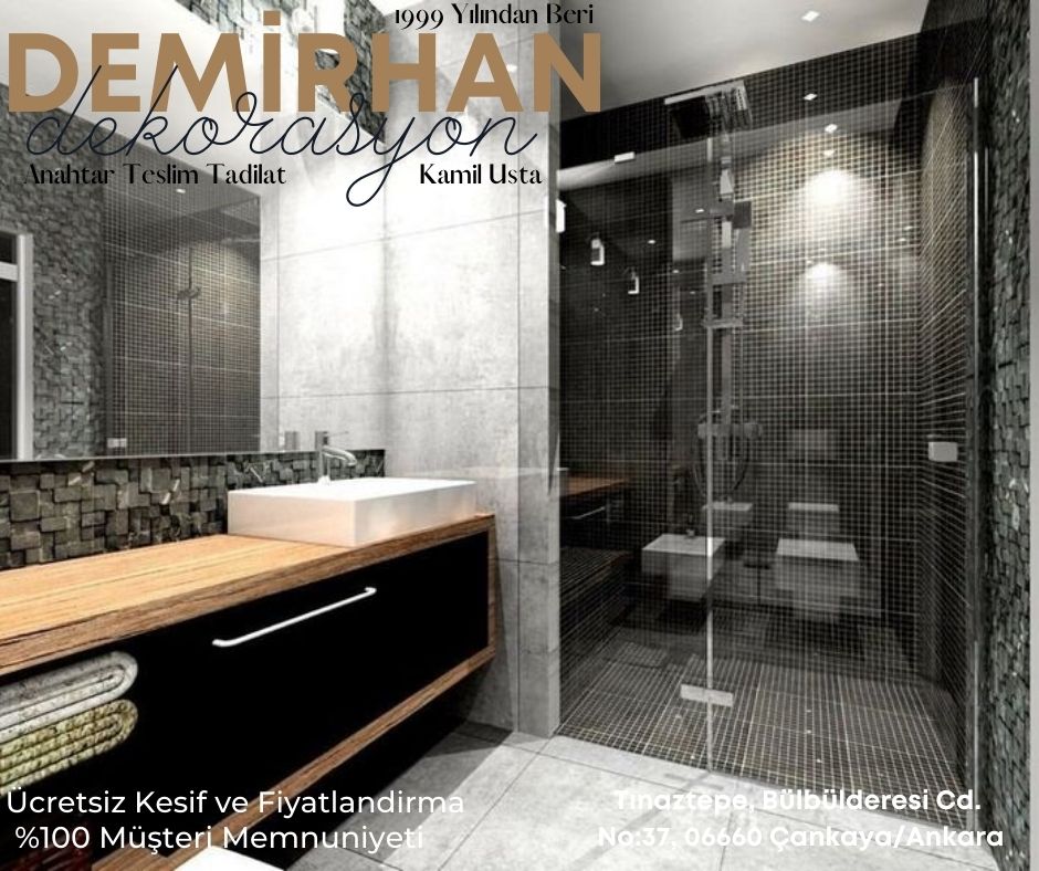 Çankaya Banyo Tadilat Fiyatı 