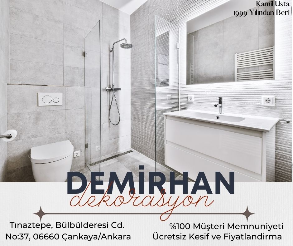 Çankaya Banyo Tadilat Ustası